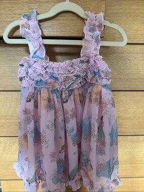 Target Pink Floral Ruffle Sundress